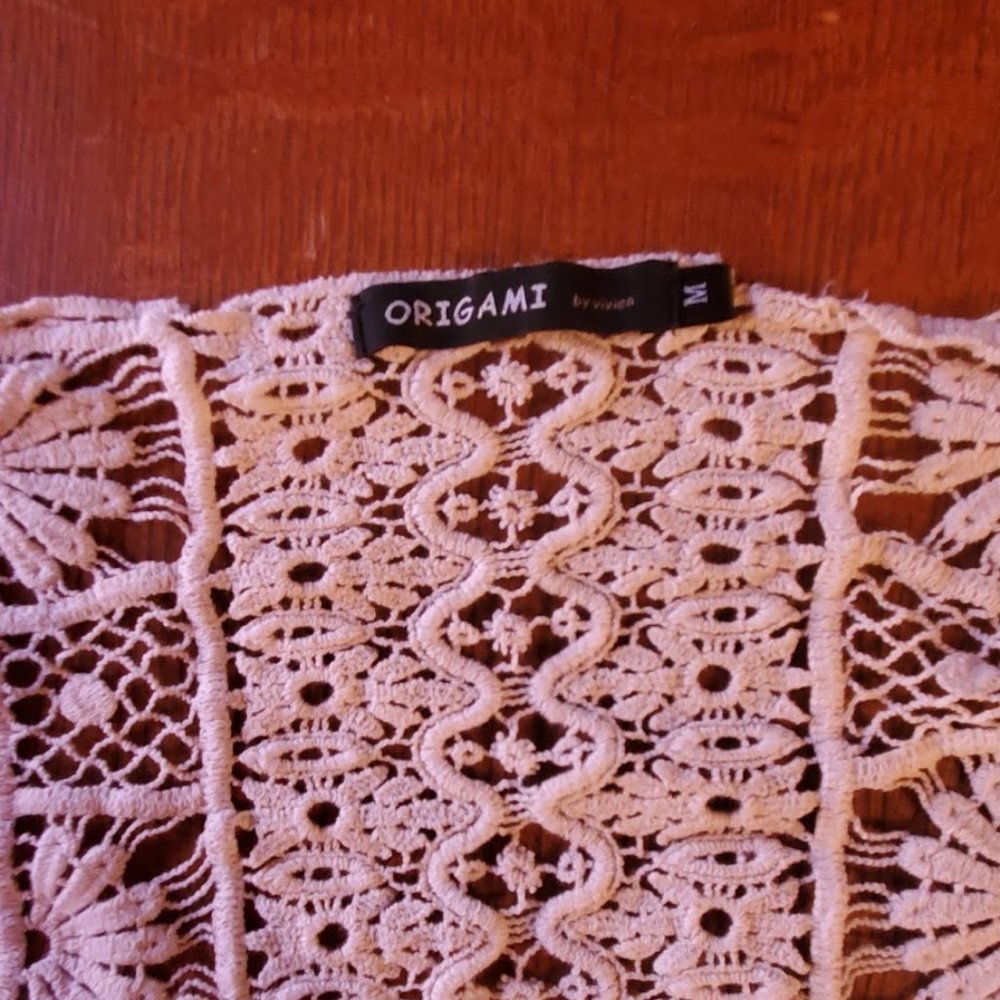 Origami, Crochet Cover Up, M - Picture 3 of 4